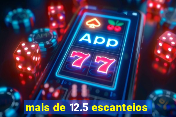 mais de 12.5 escanteios